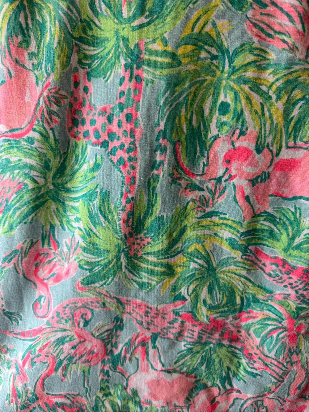 Lilly Pulitzer Girls' Skipper Popover On Parade Long-Sleeve Top Green Pink